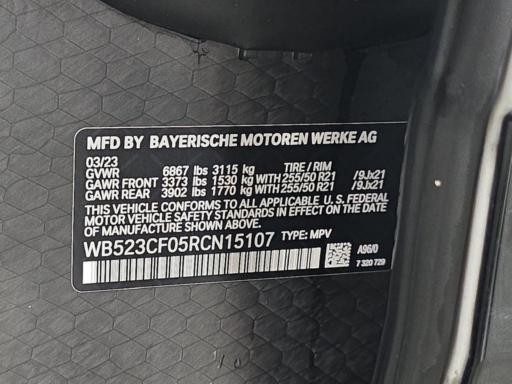 Certified 2024 BMW iX xDrive50 w/ Sport Package AWD/4WD image 34