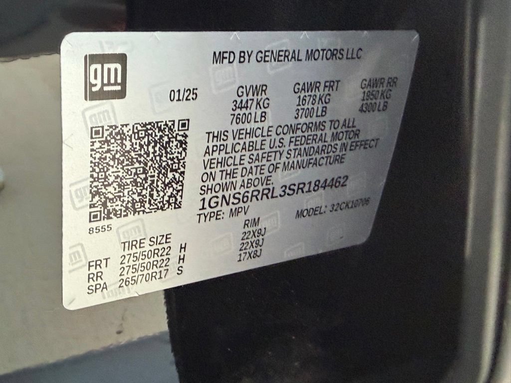 Used 2025 Chevrolet Tahoe RST w/ RST Capability Package AWD/4WD image 40