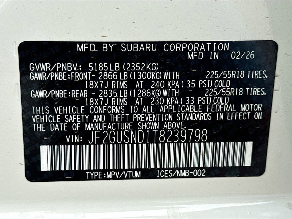 New 2026 Subaru Crosstrek 2.5i Limited image 41