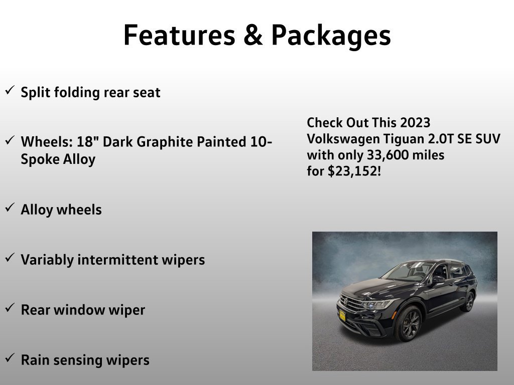 Used 2023 Volkswagen Tiguan SE AWD/4WD image 21