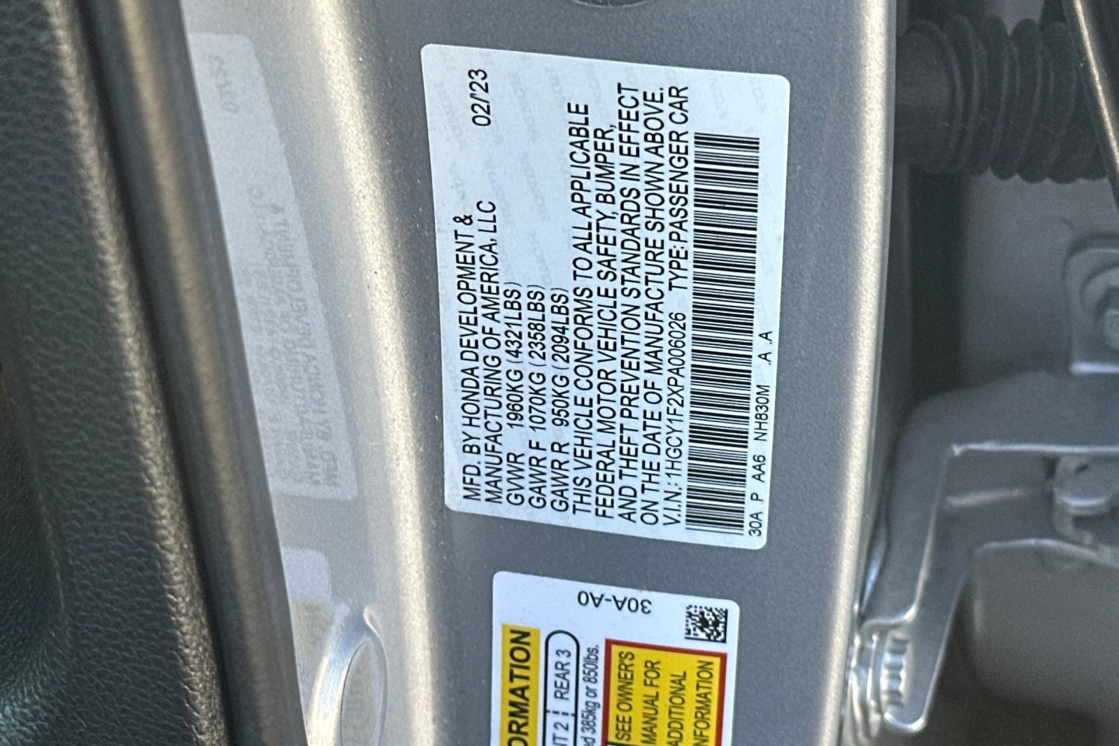 Used 2023 Honda Accord LX image 20