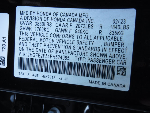 Used 2023 Honda Civic Sport image 36