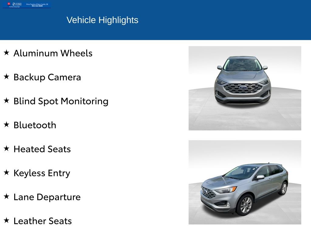 Used 2022 Ford Edge Titanium AWD/4WD image 2