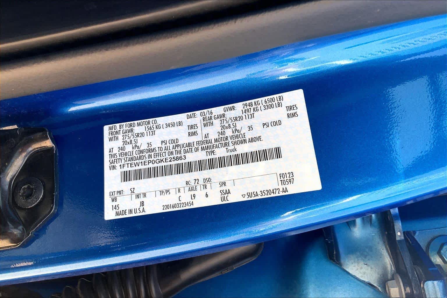 Used 2016 Ford F150 XLT w/ Equipment Group 302A Luxury AWD/4WD image 31