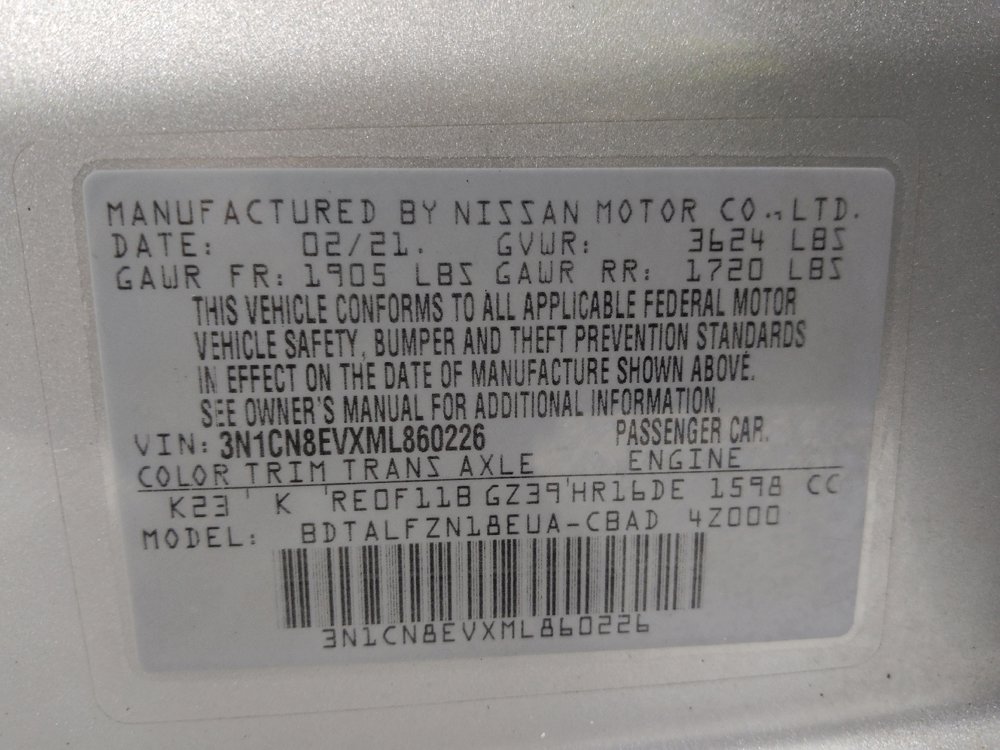 Used 2021 Nissan Versa SV image 33