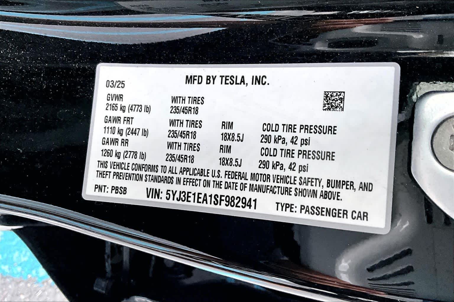 Used 2025 Tesla Model 3 Long Range RWD image 40
