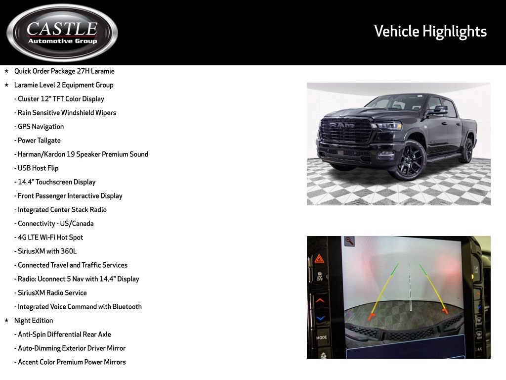 New 2026 RAM 1500 Laramie w/ Night Edition AWD/4WD image 3