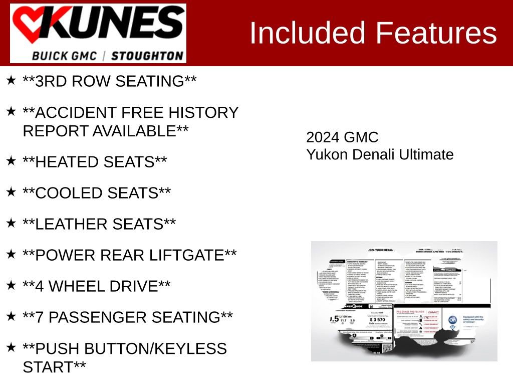 Used 2024 GMC Yukon Denali Ultimate image 3