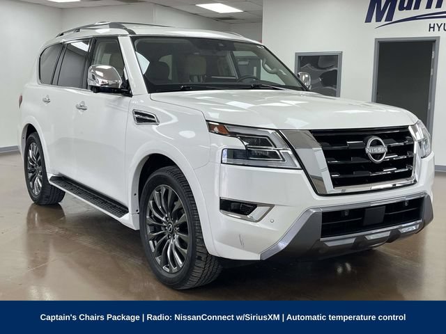 Used 2024 Nissan Armada Platinum w/ Captain's Chairs Package RWD image 3