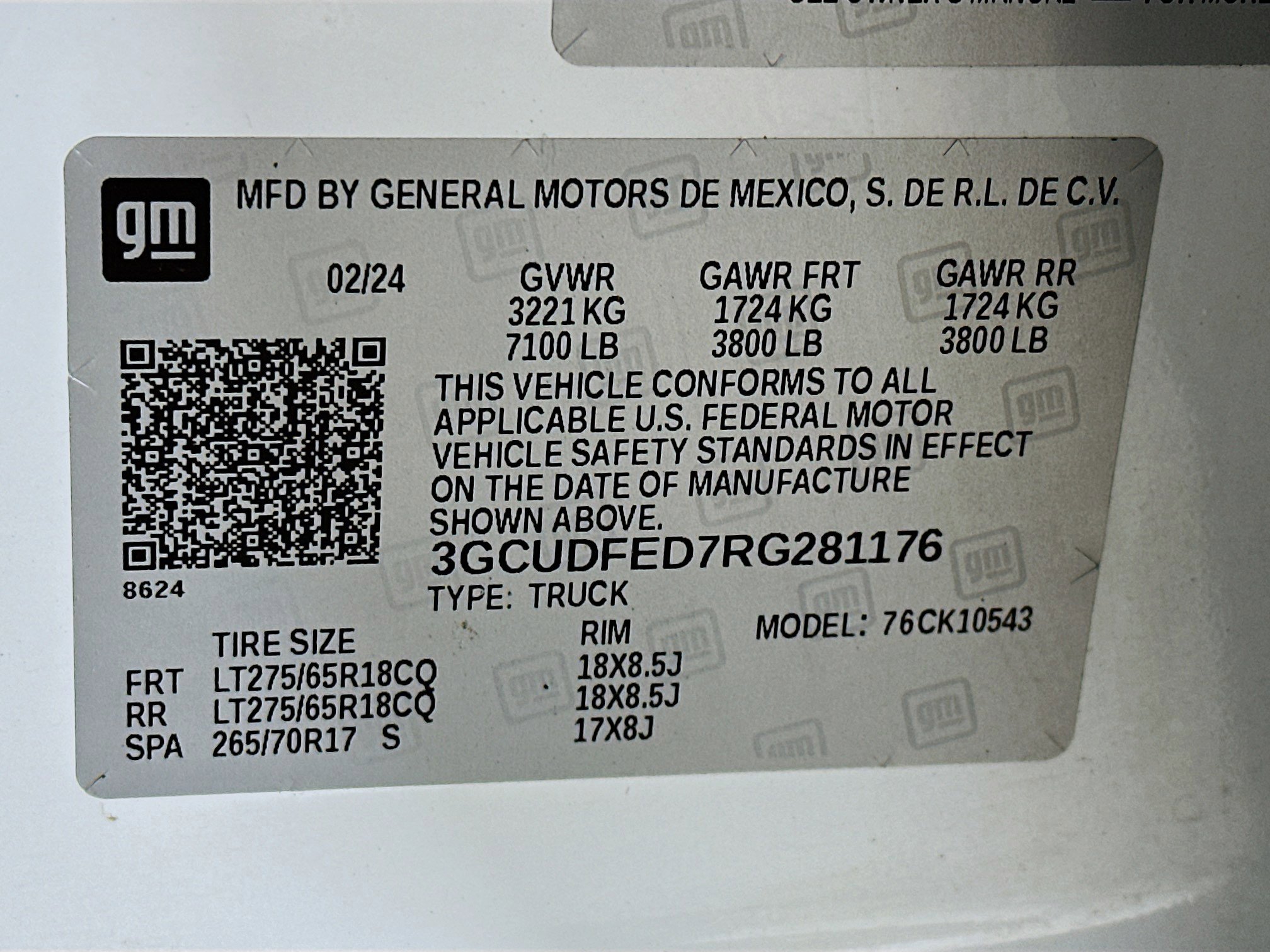 Used 2024 Chevrolet Silverado 1500 LT Trail Boss w/ Protection Package image 12