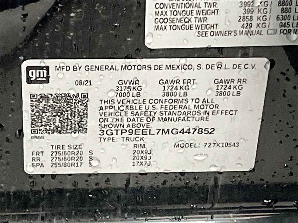 Used 2021 GMC Sierra 1500 AT4 image 31