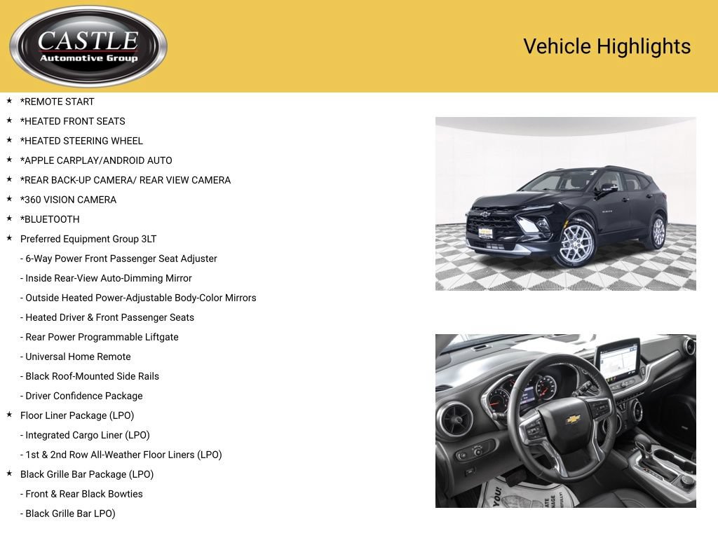 Certified 2023 Chevrolet Blazer LT w/ Sound & Technology Package FWD image 3