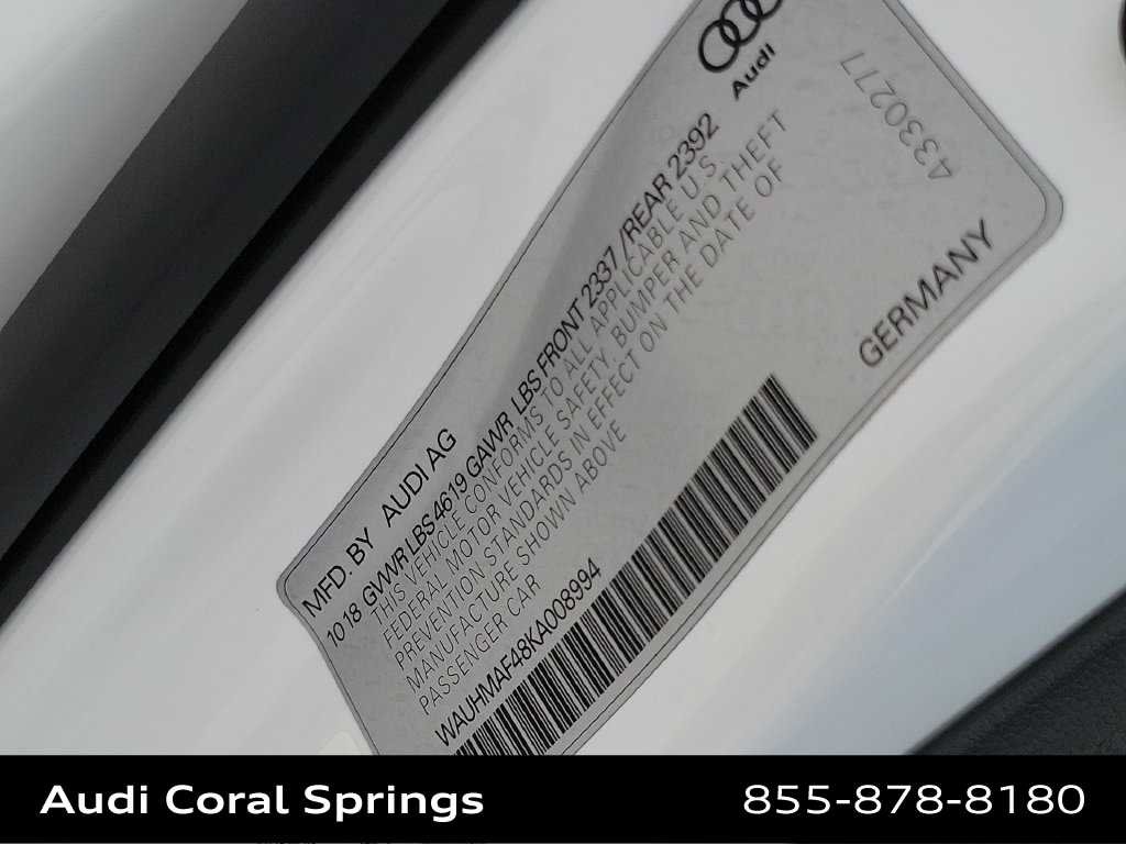 Used 2019 Audi A4 2.0T Premium Plus w/ Premium Plus Package FWD image 29