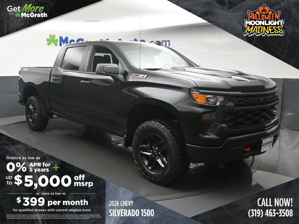 New 2026 Chevrolet Silverado 1500 Custom Trail Boss AWD/4WD image 1