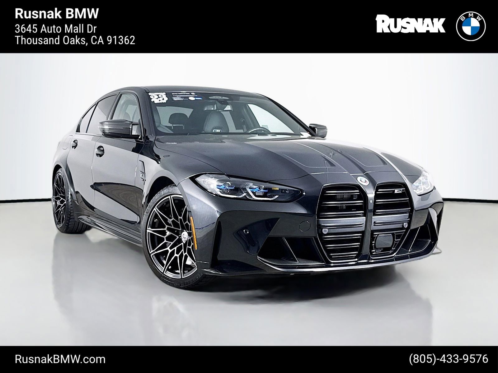 Certified 2023 BMW M3 Competition w/ M Carbon Exterior Package