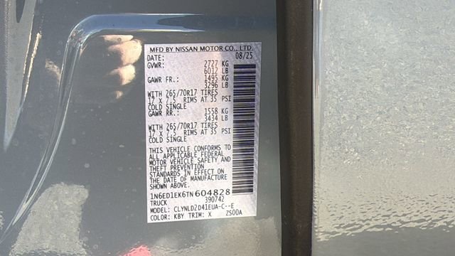 New 2026 Nissan Frontier PRO-4X w/ Pro-4x Convenience Package image 30