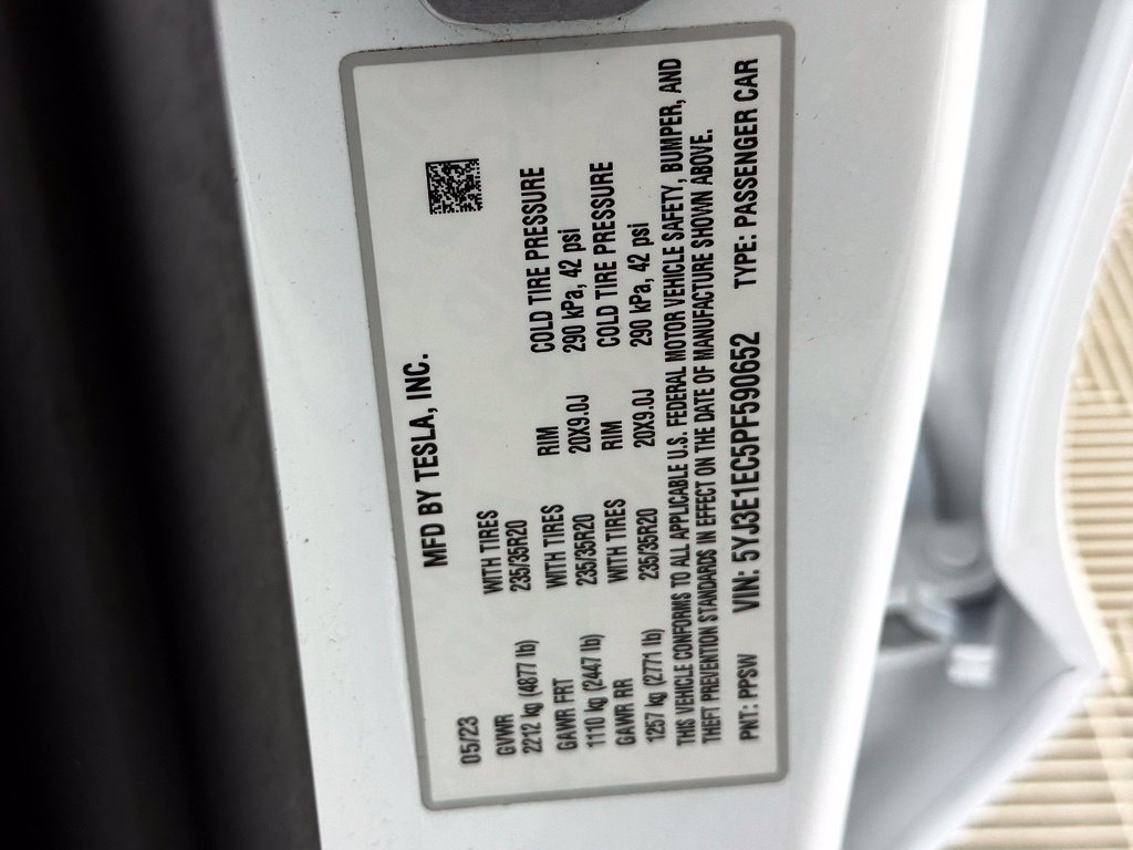 Used 2023 Tesla Model 3 Performance AWD/4WD image 24