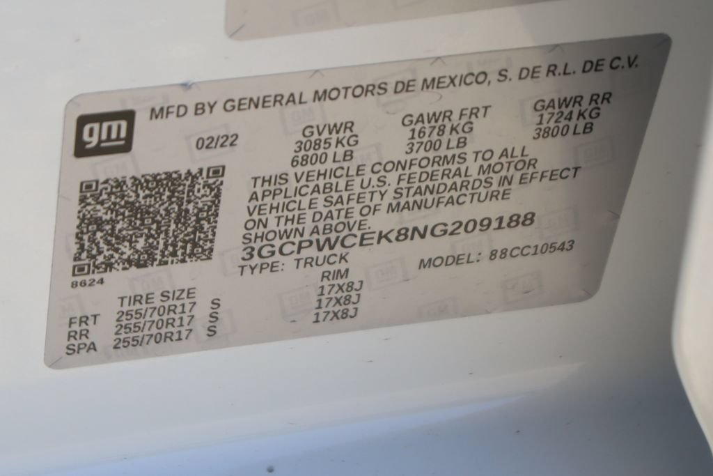 Used 2022 Chevrolet Silverado 1500 LT RWD image 48