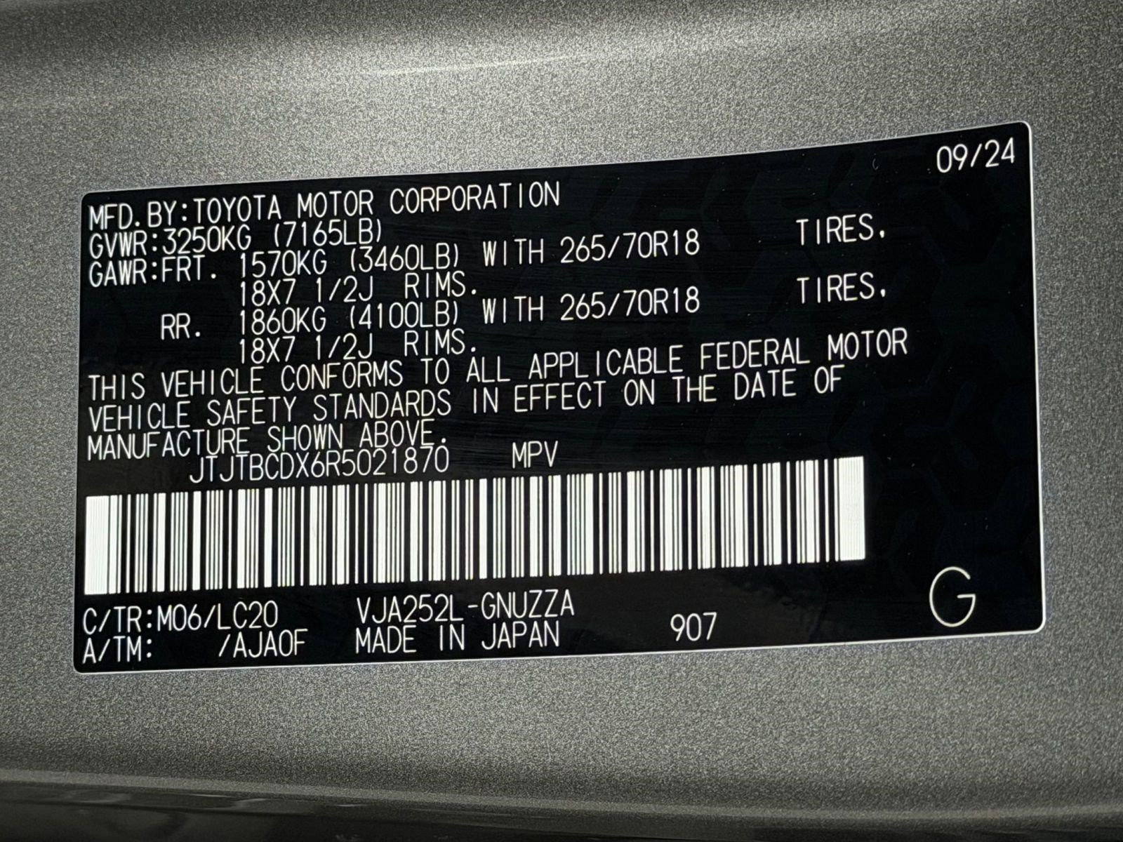 Used 2024 Lexus GX 550 AWD/4WD image 22