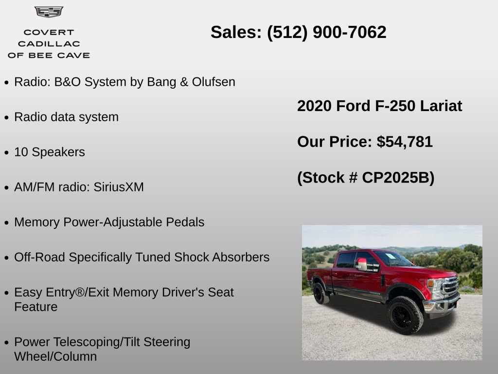 Used 2020 Ford F250 Lariat w/ Lariat Ultimate Package AWD/4WD image 24