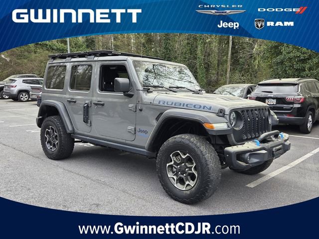Used 2021 Jeep Wrangler Unlimited Rubicon 4xe w/ Steel Bumper Group