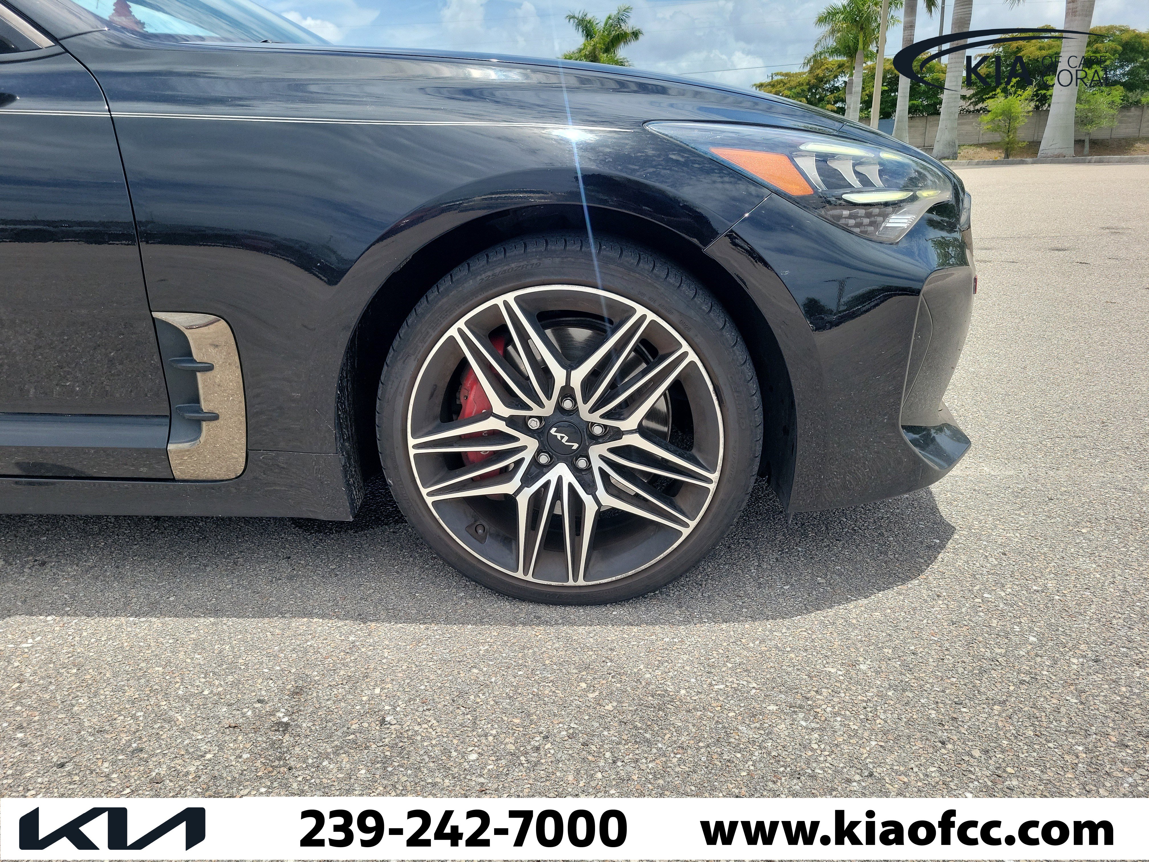 Certified 2022 Kia Stinger GT1 w/ Red Interior Color Package RWD image 7
