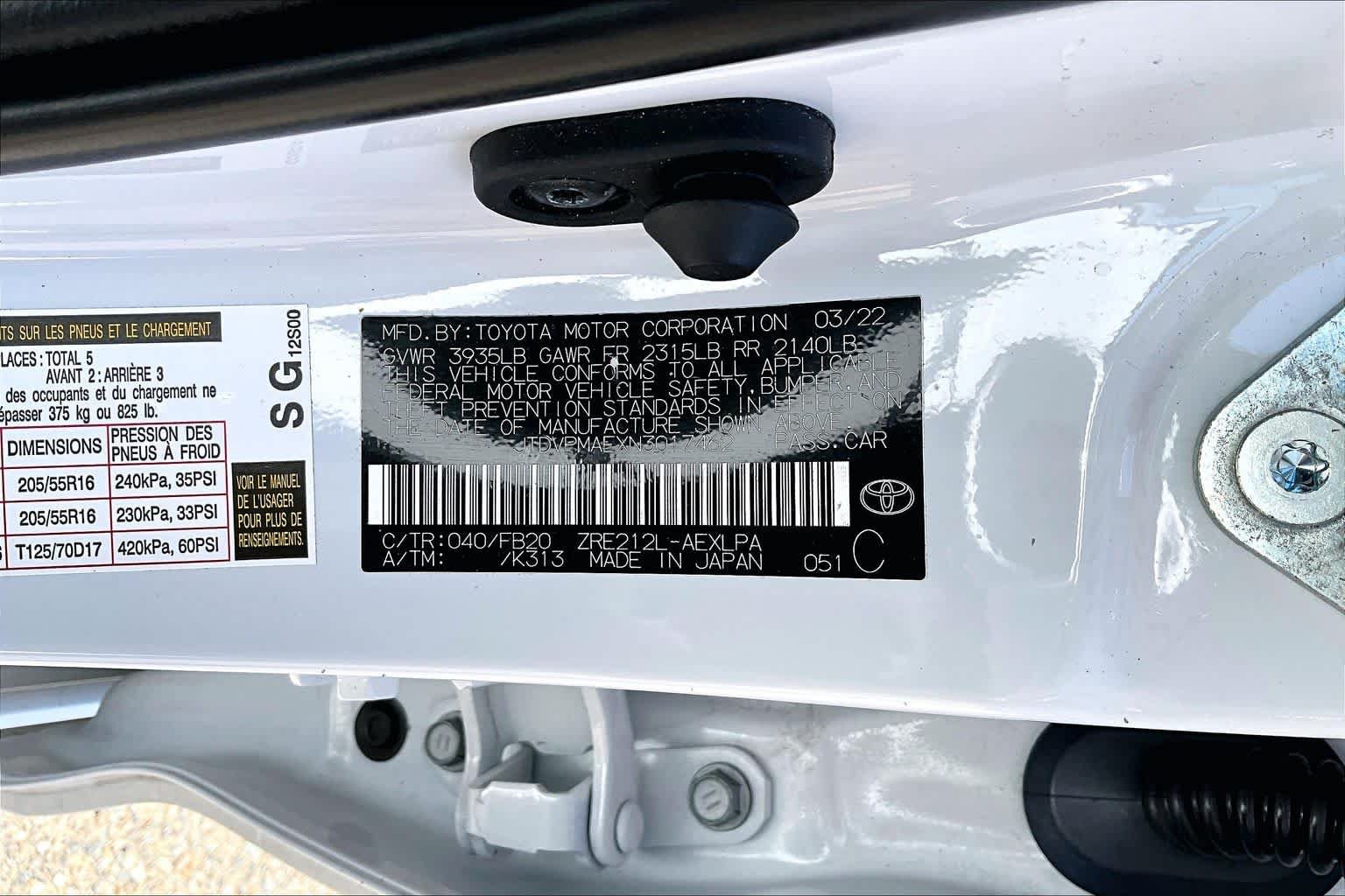 Certified 2022 Toyota Corolla LE w/ LE Convenience Package FWD image 36