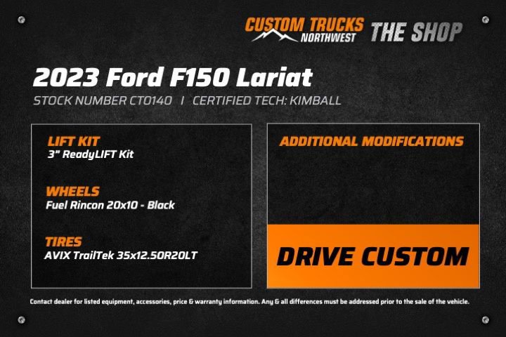 Used 2023 Ford F150 Lariat w/ Equipment Group 502A High image 2