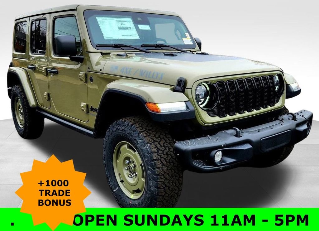 New 2025 Jeep Wrangler Unlimited Sport S 4xe 360° Tour