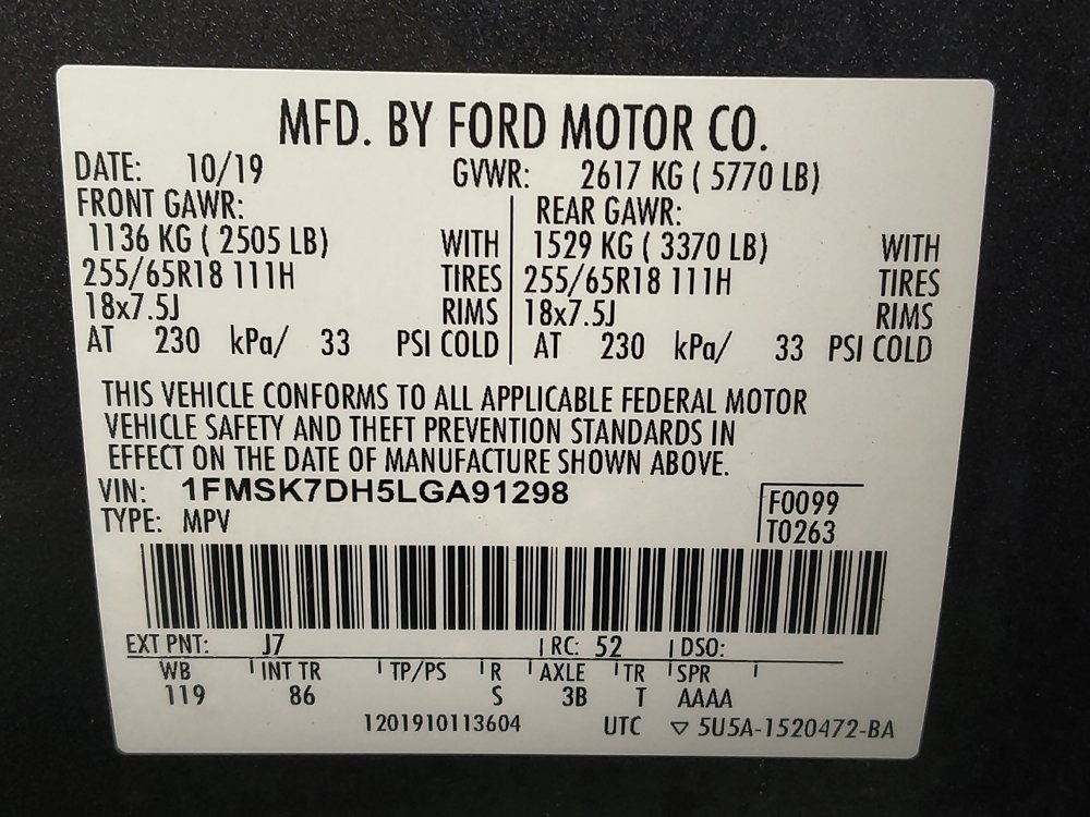 Used 2020 Ford Explorer XLT RWD image 33