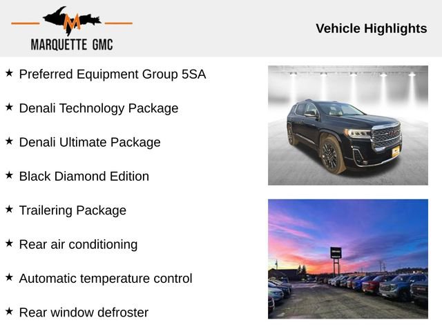 Used 2023 GMC Acadia Denali w/ Black Diamond Edition image 10