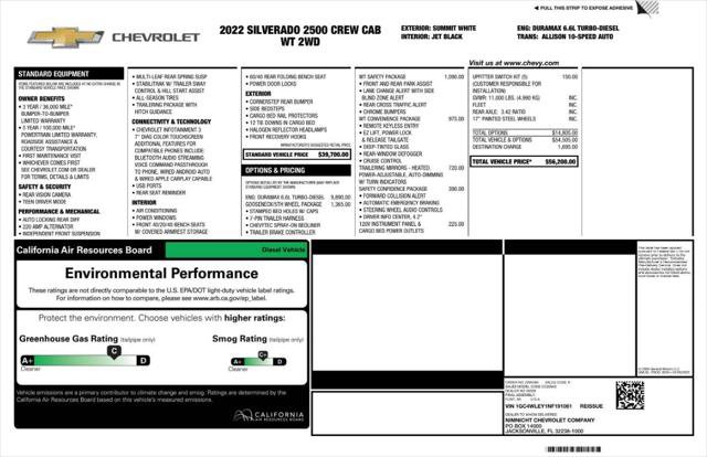 Used 2022 Chevrolet Silverado 2500 W/T w/ Gooseneck/5TH Wheel Package RWD image 4