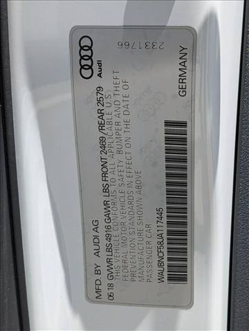 Used 2018 Audi A5 2.0T Premium Plus w/ Premium Plus AWD/4WD image 26