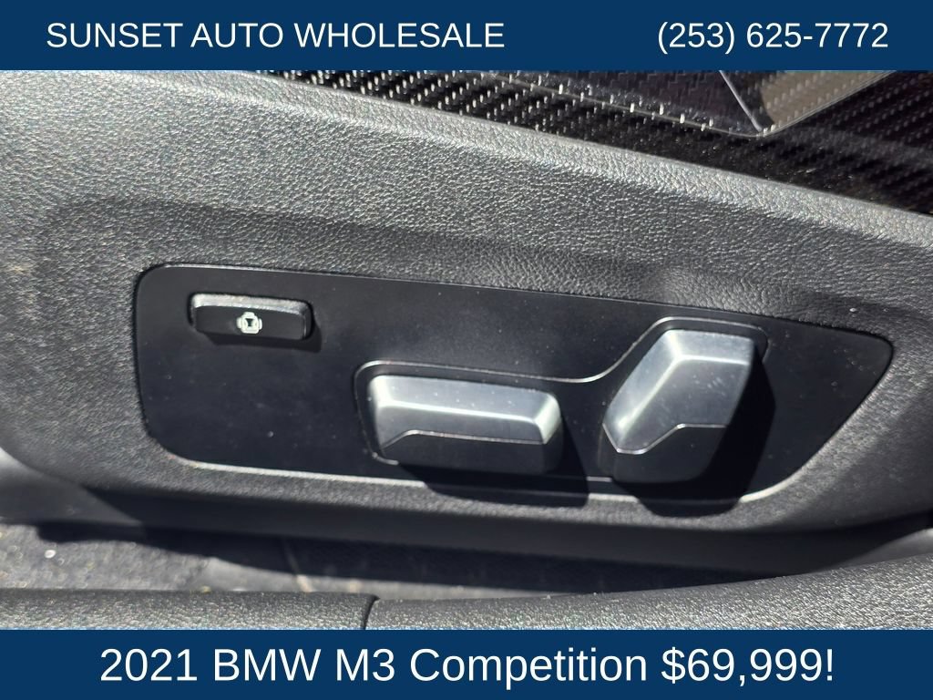 Used 2021 BMW M3 Competition RWD image 36