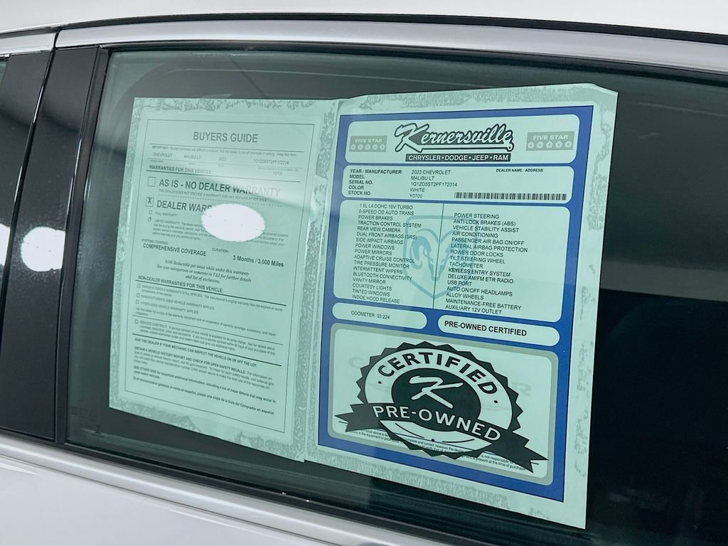 Used 2023 Chevrolet Malibu LT image 36