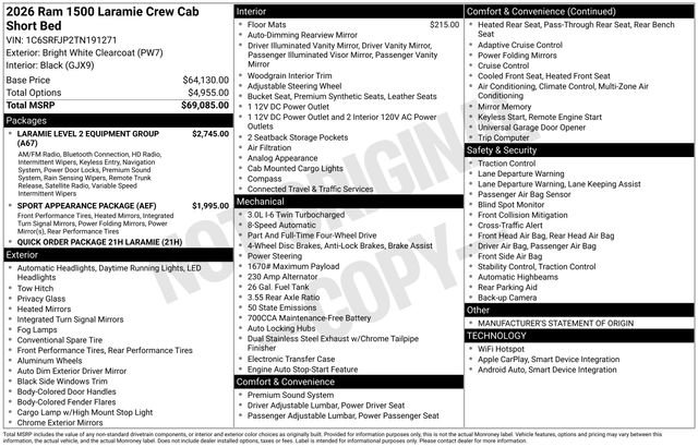New 2026 RAM 1500 Laramie image 2