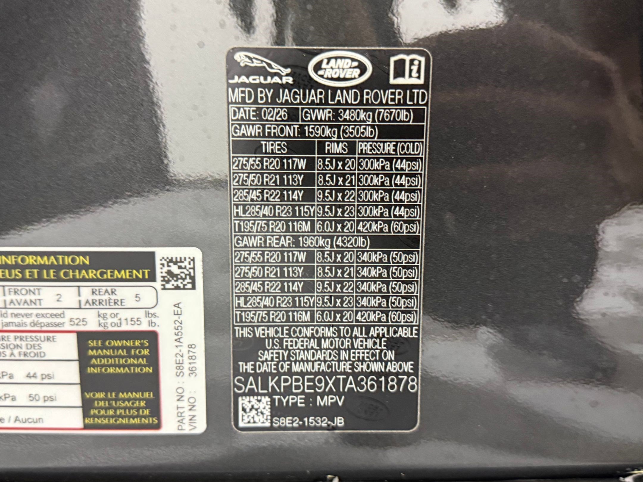 New 2026 Land Rover Range Rover Long Wheelbase SE image 21