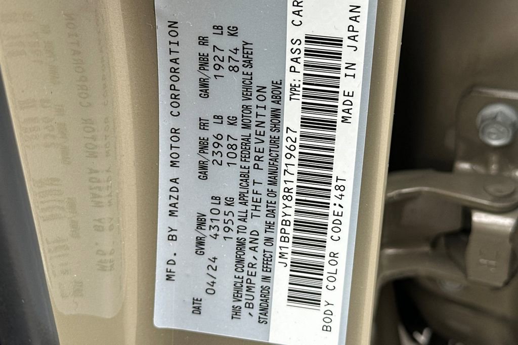 Certified 2024 MAZDA MAZDA3 s image 33