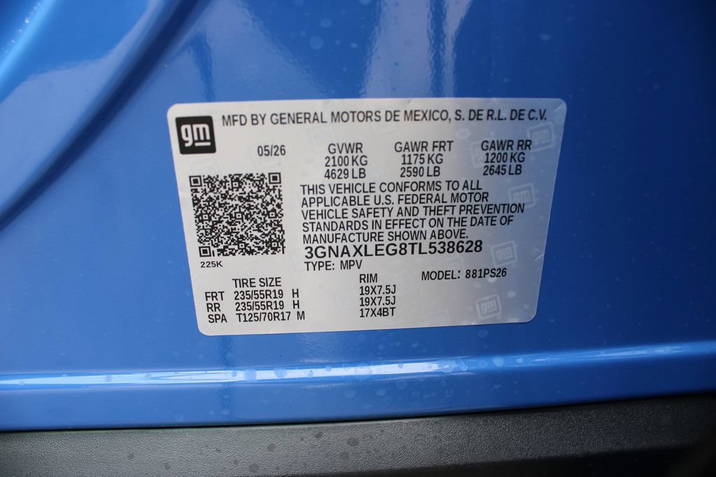 New 2026 Chevrolet Equinox RS w/ Convenience Package III FWD image 51