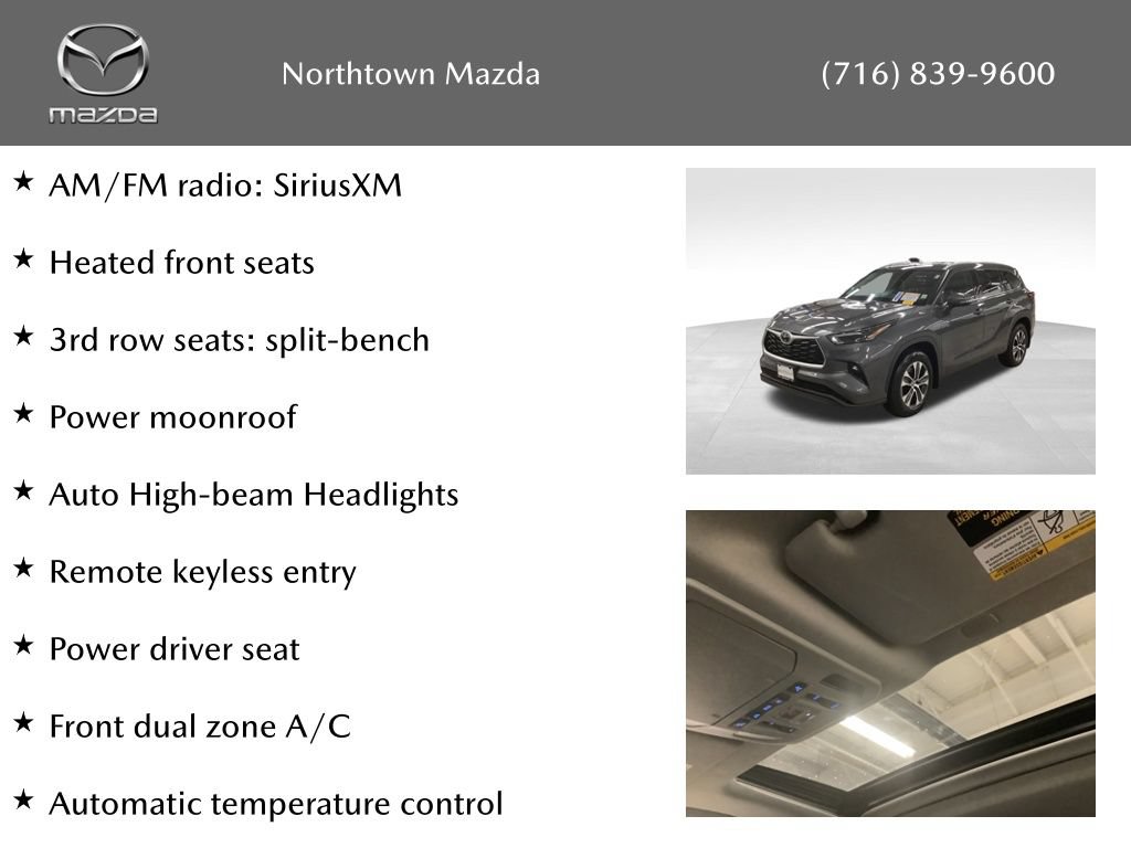 Used 2022 Toyota Highlander XLE AWD/4WD image 2