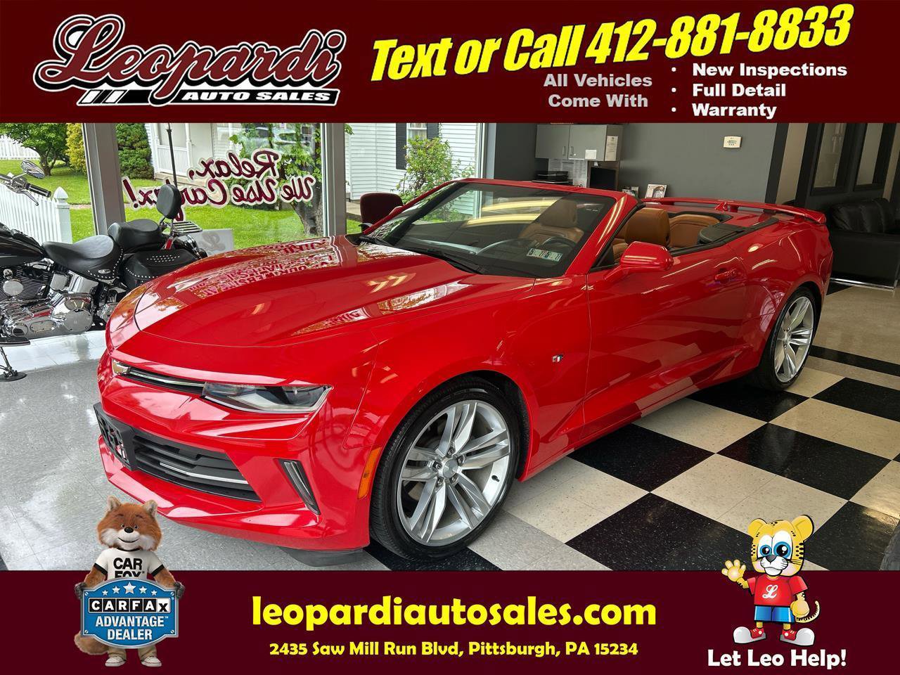 Used 2017 Chevrolet Camaro LT