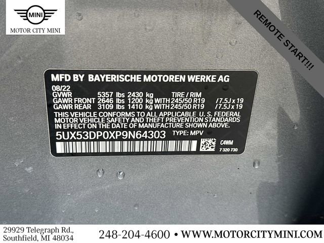 Used 2023 BMW X3 xDrive30i w/ Convenience Package image 22