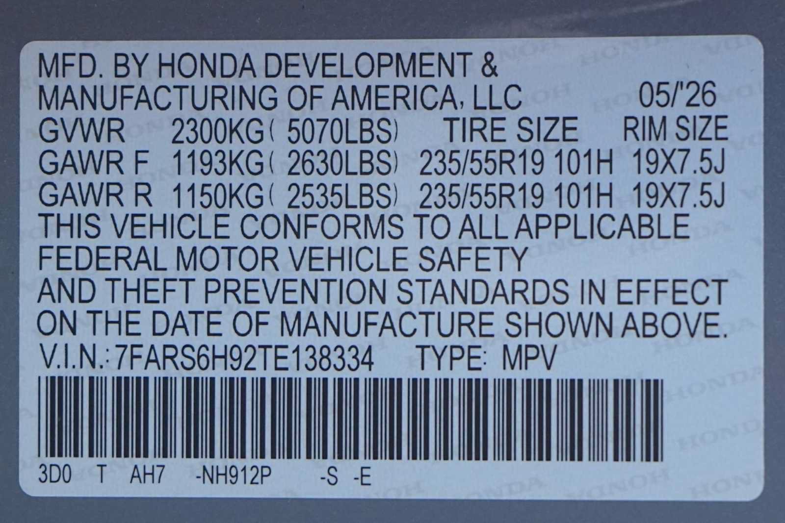 Certified 2026 Honda CR-V Sport Touring image 30