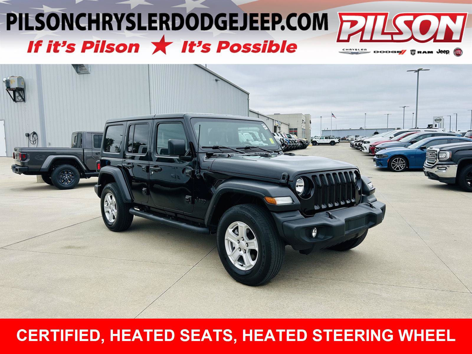 Used 2022 Jeep Wrangler Unlimited Sport AWD/4WD image 1