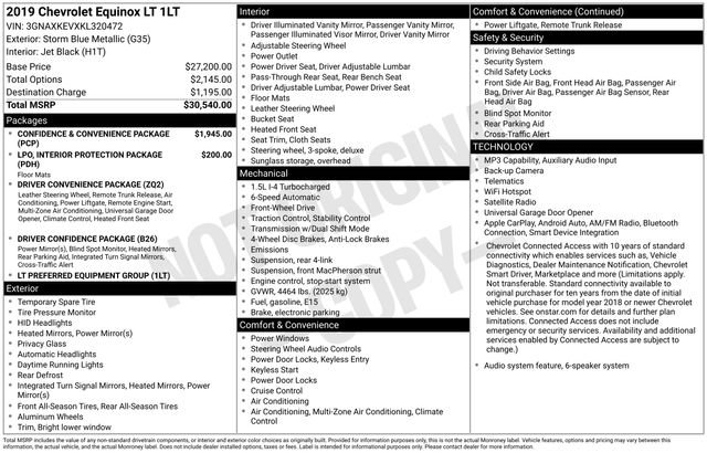 Used 2019 Chevrolet Equinox LT FWD image 31