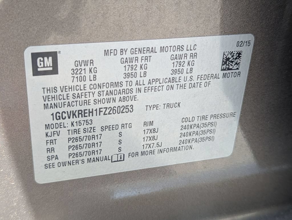 Used 2015 Chevrolet Silverado 1500 LT w/ All Star Edition AWD/4WD image 27