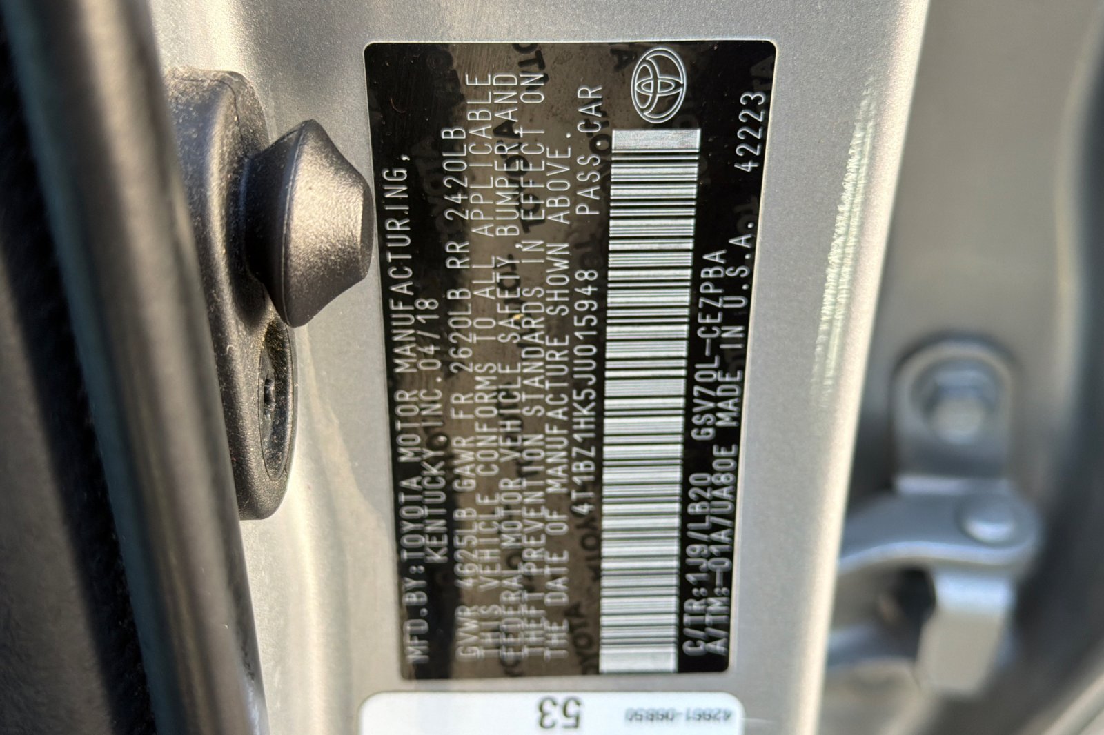 Used 2018 Toyota Camry XSE FWD image 28