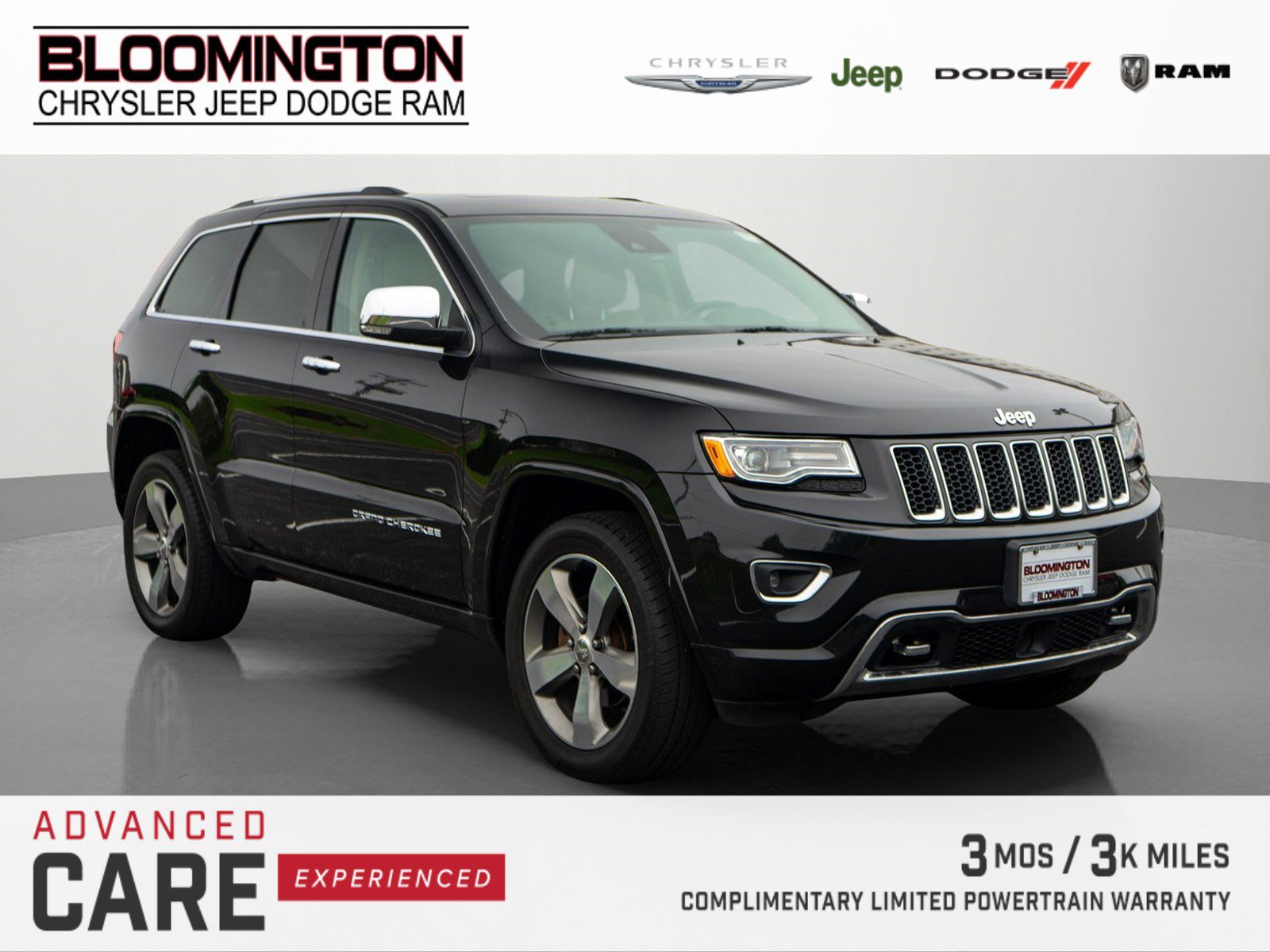 Used 2016 Jeep Grand Cherokee Overland w/ Advanced Technology Group AWD/4WD image 1