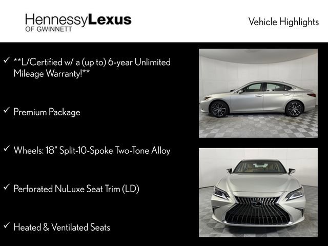 Used 2025 Lexus ES 300h w/ Premium Package image 12