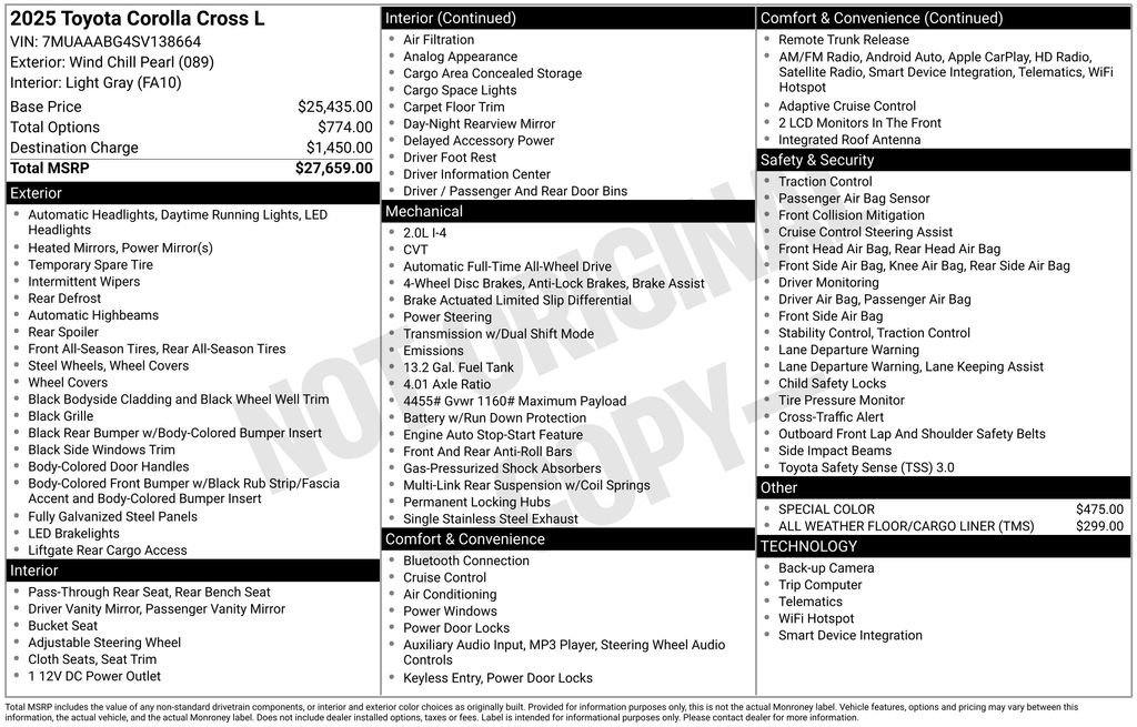 Used 2025 Toyota Corolla Cross L image 2